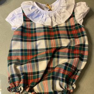 TBBC Plaid Bubble (size 6-12 months) Worn once - in excellent condition